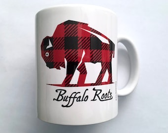 Buffalo Check Mug - local pick up only