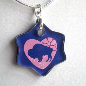 Buffalo Heart/Star Pendant Necklace