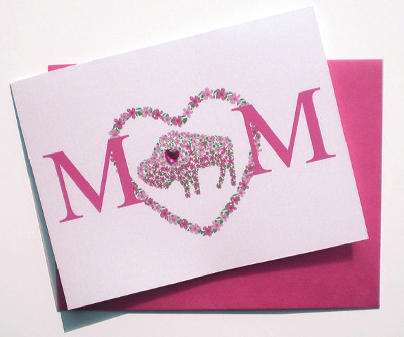 New Mom Card Blossoming Buffalo image 2