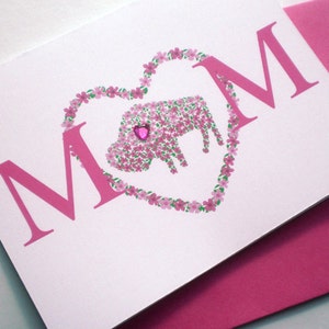 New Mom Card Blossoming Buffalo image 1