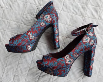 gianni bini floral shoes