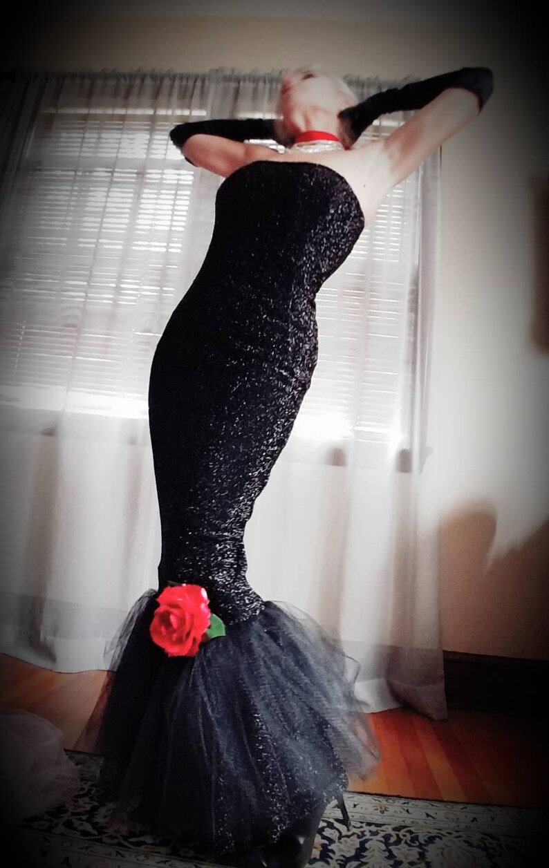 Sexy Barbi fashion doll gown adult costume dress black | Etsy