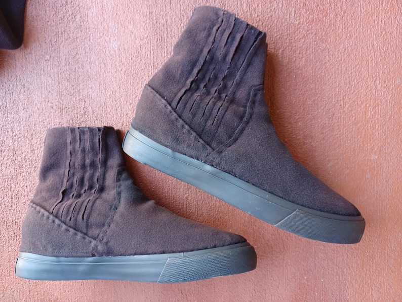 Luke Skywalker Last Jedi costume ankle boots dark brown matching leg wraps puttees Star Wars cosplay adult Custom Made to Order in your size image 6
