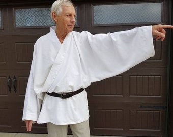 Luke Skywalker costume Star Wars Ep. IV A New Hope karate gi style shirt tunic Tatooine farm boy  CUSTOM ORDER only