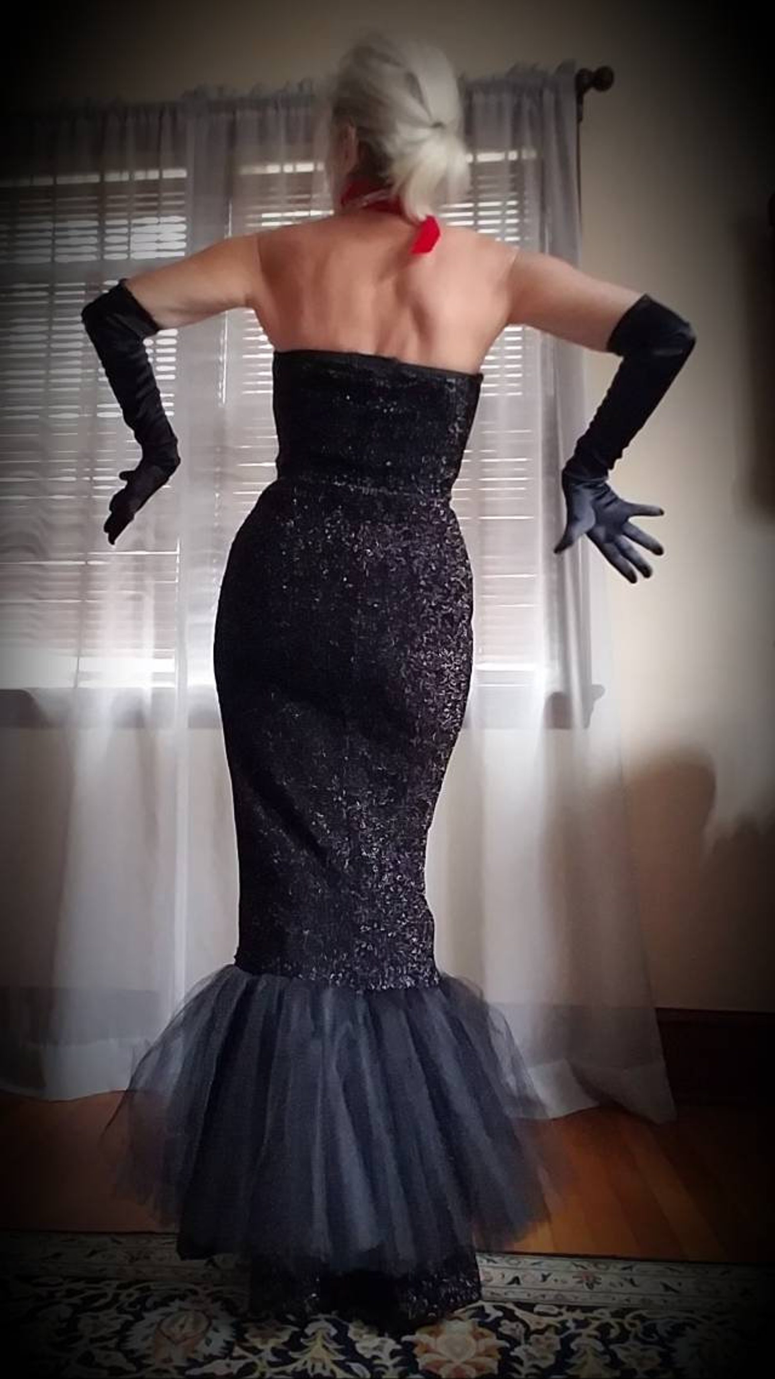 Sexy Barbi fashion doll gown adult costume dress black | Etsy