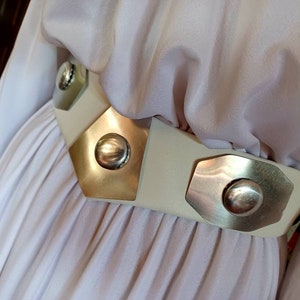 CUSTOM Princess Leia ANH Senatorial costume belt only faux leather and metal made to your waist size