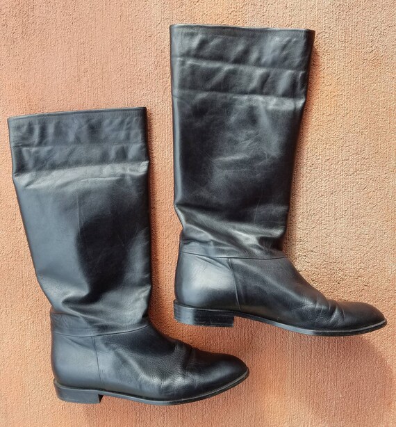 mid heel dress boots