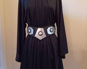 princess leia black dress Dark Side Organa cosplay crossover costume gown star wars LARP Sith Leia Skywalker Vader Made To Order only TryNowNotNow