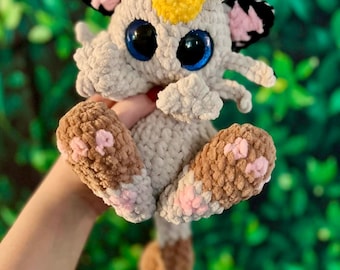Made to Order - Handmade Plushie Cat Kitten Inspired by Meowth