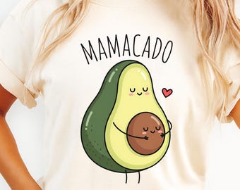 Mamacado Shirt, Funny Pregnancy Shirt, Cute Mom Avocado Tee, Expecting Mom Gift, Mothers Day Shirt, New Mom Gift, Funny Mom Tee