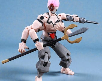 Ryomen 3D Action Figure, Anime Collectible