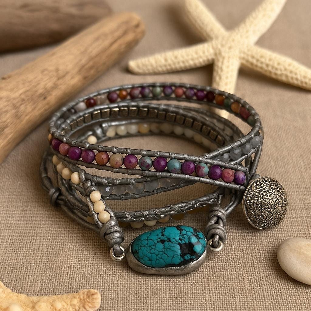 Turquoise Wrap Belt - Etsy display picture 1