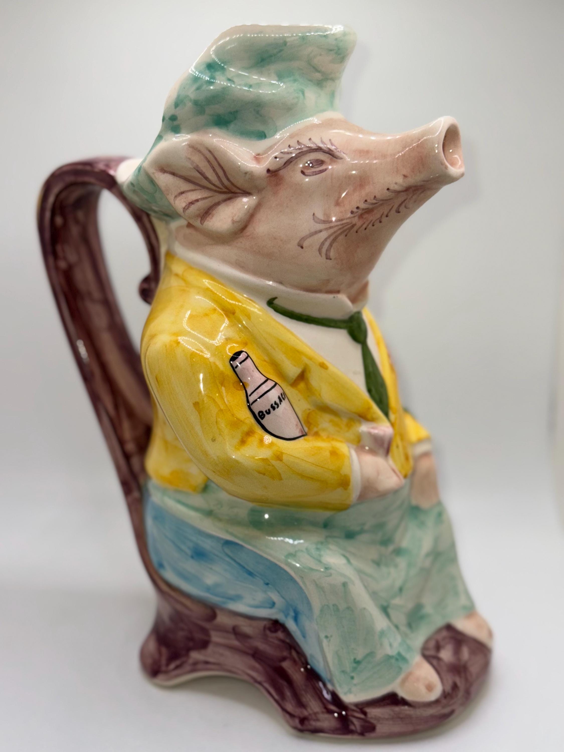 Antique Pottery Pig - Etsy UK