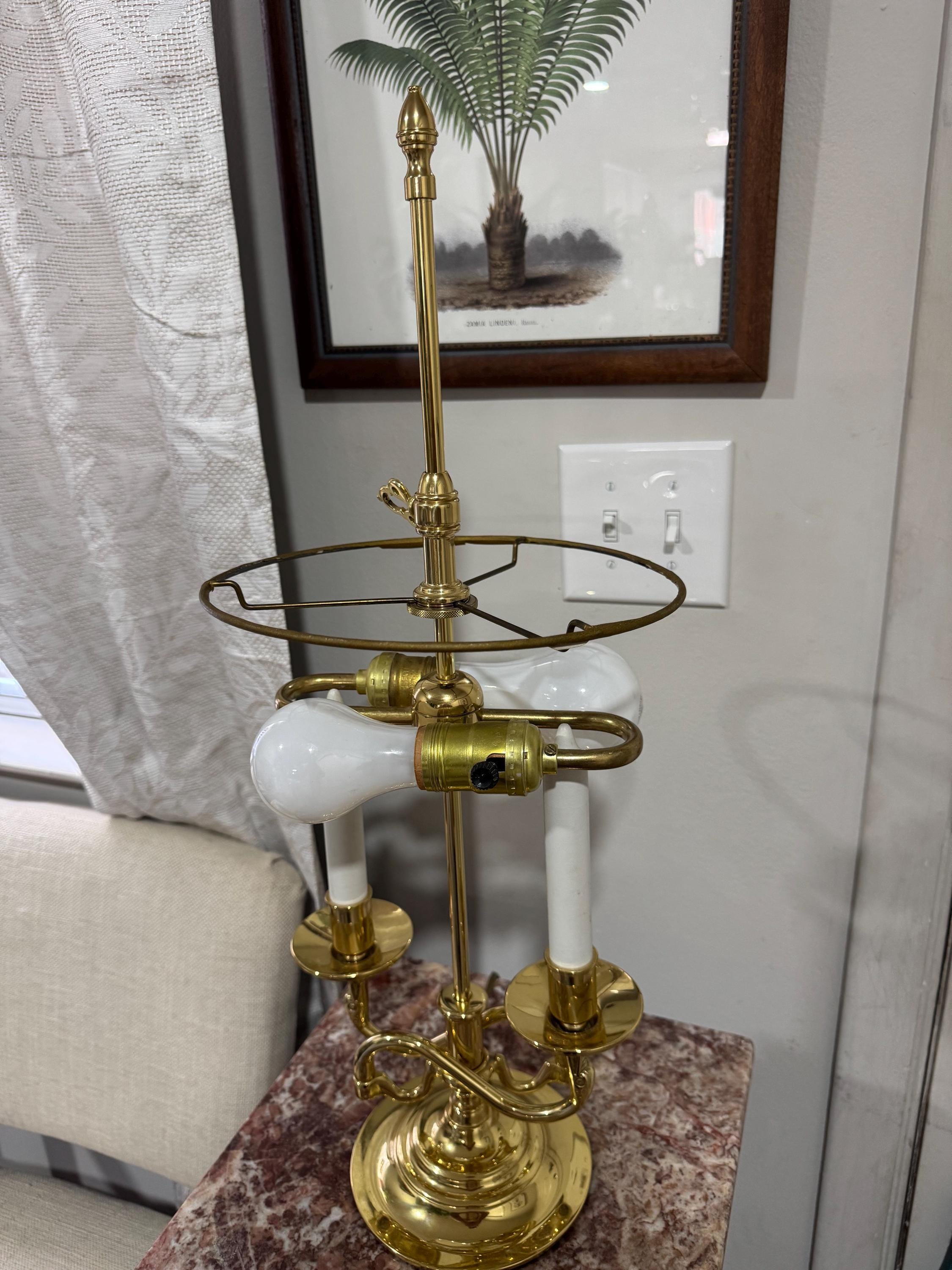 Baldwin Brass Candlestick Lamp - Etsy, image size:2250x3000