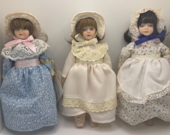Gorham Doll of the Month Porcelain Dolls – October & November