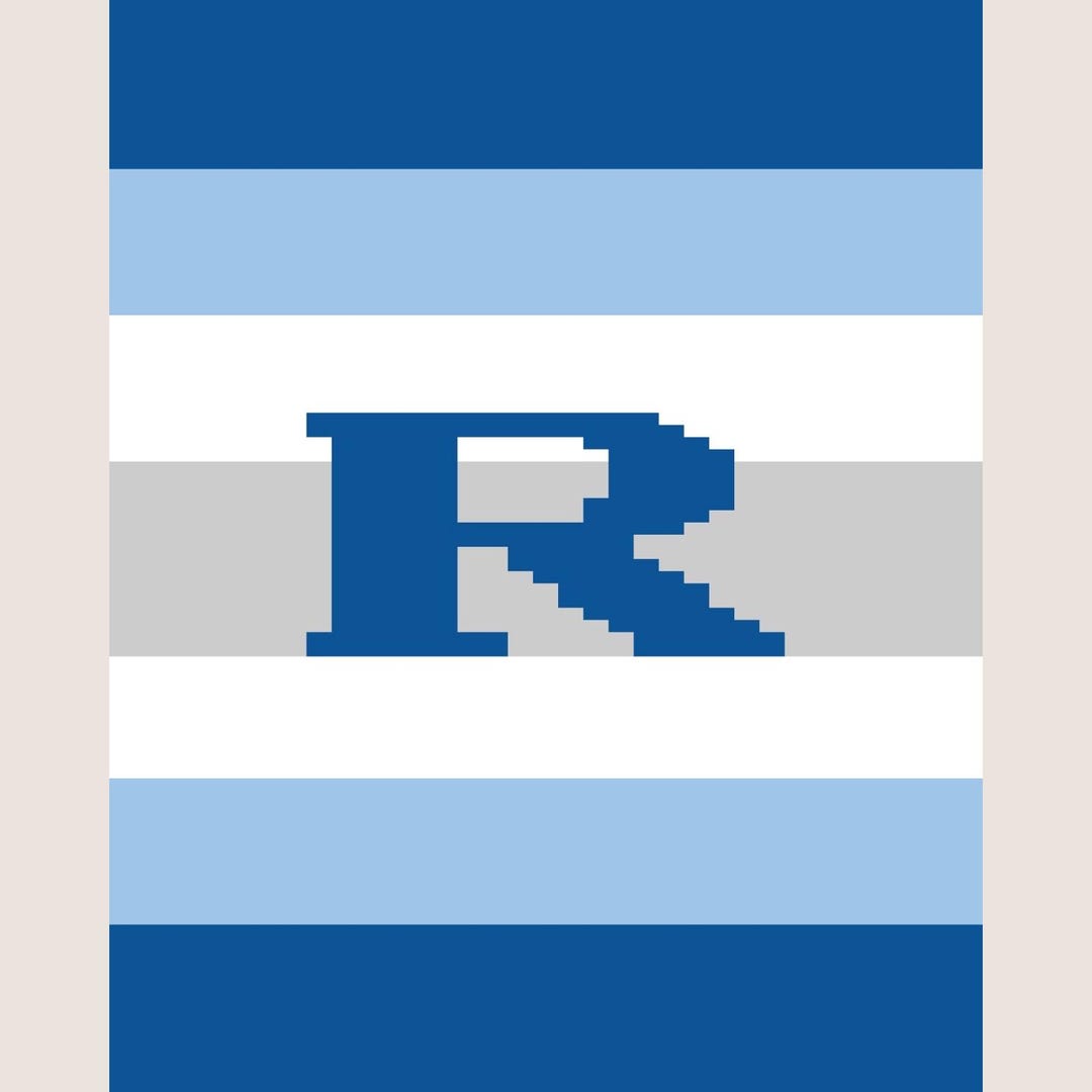 Letter R Knit Blanket Pattern | Chunky Yarn Monogram (digital PDF ...