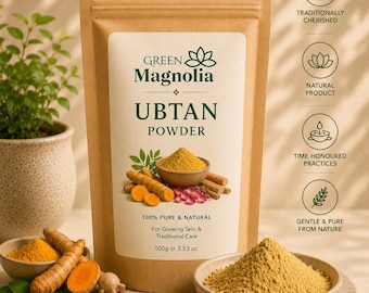 Pure Ubtan Powder, Ayurveda-Gesichtsmaske, natürliches Hautaufhellungspeeling