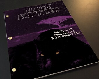 BACK PANTHER Screenplay w/ Movie Buff Cover Art