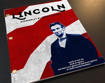 LINCOLN Screenplay w/ Movie Buff Cover Art