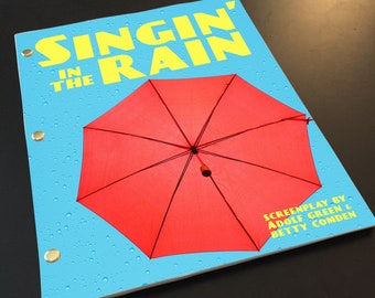 SINGIN' in the RAIN Screenplay w/ Movie Buff Cover Art