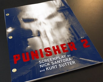 Punisher 2 Screenplay w/ Movie Buff Cover Art