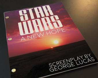 GWIEZDNE WOJNY: Nowa nadzieja – scenariusz z okładką dla miłośników filmów