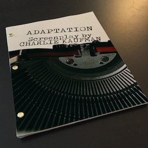 ADAPTATION Screenplay w/ Movie Buff Cover Art