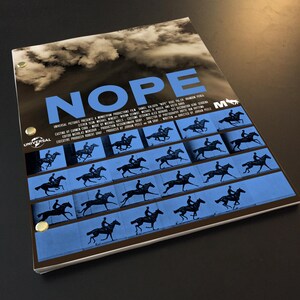 NOPE Screenplay Replica with Custom Cover | Jordan Peele Horror Script | Movie Script Print | Film Student Gift | Screenwriter Collectible