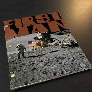 FIRST MAN Screenplay w/ Movie Buff Cover Art