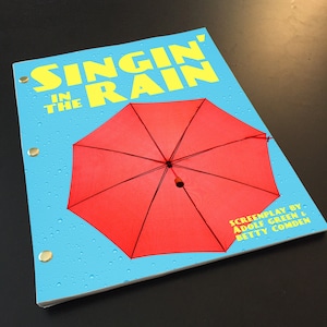 SINGIN&#39; in the RAIN Screenplay w/ Movie Buff Cover Art