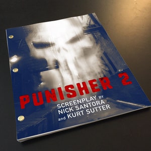 Punisher 2 Screenplay w/ Movie Buff Cover Art