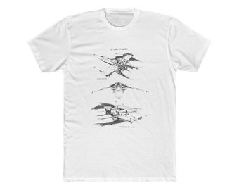 XWing MenS Cotton Crew Tee