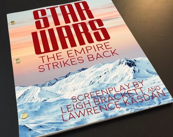 STAR WARS: The Empire Strikes Back Screenplay w/ Movie Buff Cover Art