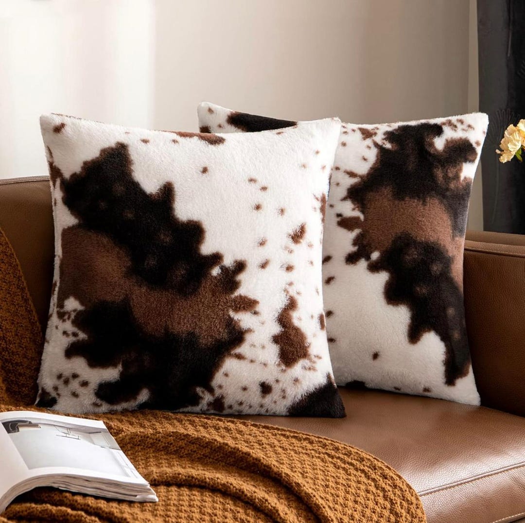 Take A Look About Cowhide Pillow Coverfeed