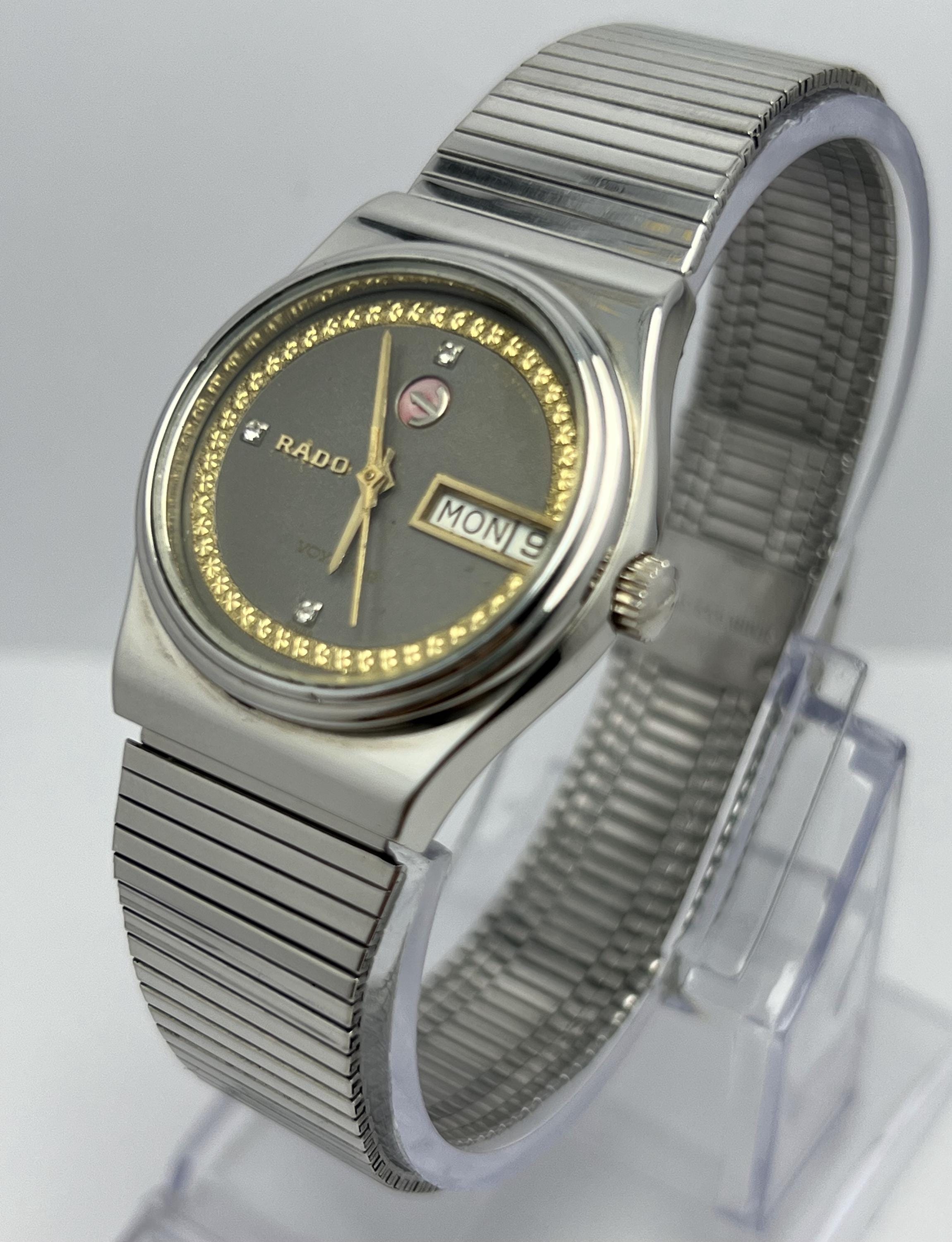Cadran (zifferblat) Pour Montre Rado Diastar - Voyager Dial - Couleur Or - Occasion