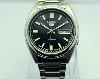 SEIKO 5 SNXS79 Beauty Blue Sunburst Dial Automatic 17 Jewels MEN'S
