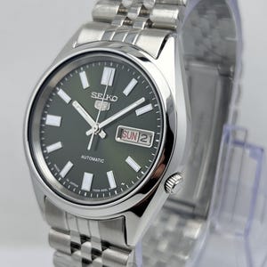 Seiko 5 SNXS Automatic Wrist Watch, Sunburst Dial, Vintage Japan Made