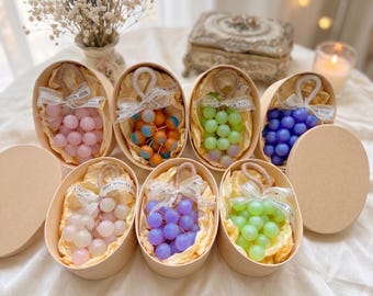 Savon artisanal parfumé naturel au raisin pour demoiselle d'honneur - Cadeaux personnalisés avec des cartes personnalisées pour les mariages et les journées spéciales