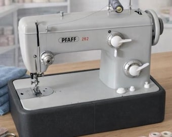 Base para máquina de coser PFAFF modelos 260, 261, 262, 360, 362, 363 – Base vintage para máquina de coser - Máquina no incluida