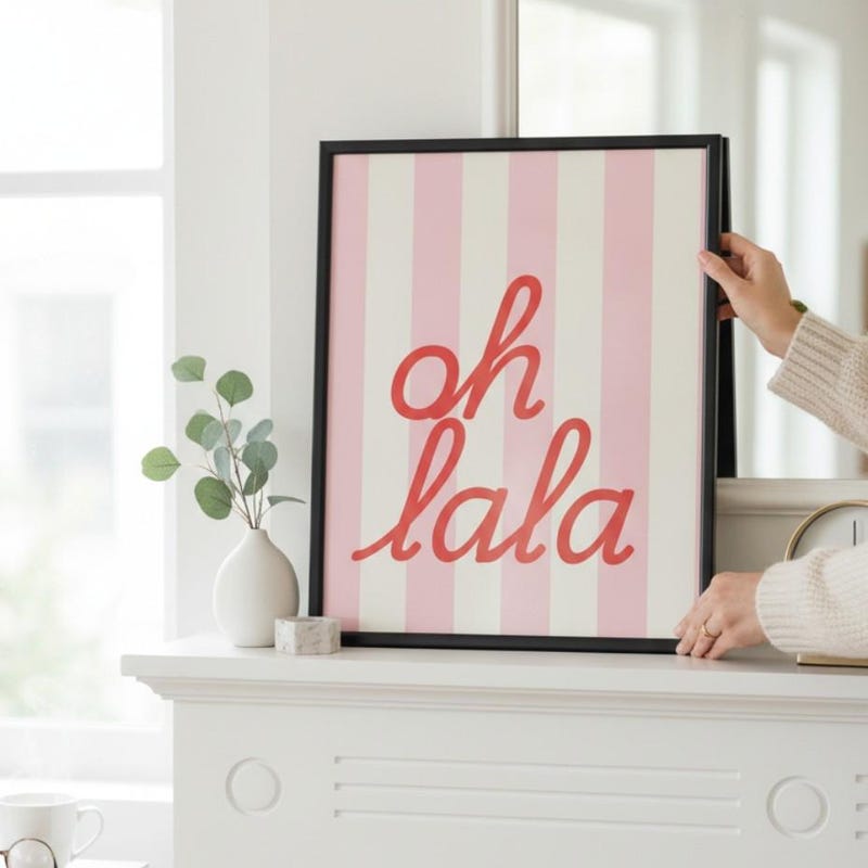 Pink art deco posters - Etsy.de
