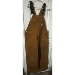 Carhartt Overalls 38x32 - Etsy