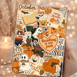 Kindle Insert Fall & Halloween Edition – Case Insert für durchsichtige Kindle-Hüllen – Standard oder Holographic Cozy Season Decor