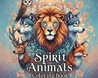 Spirit Animals Coloring Book