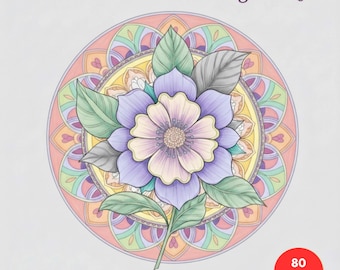 Floral Mandala Coloring Book – Detailed Botanical Flower Mandalas + Surprise Bonus Pages