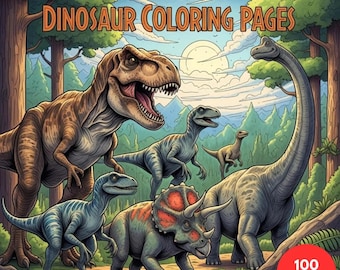 Jurassic World - Dinosaur Coloring Pages + Surprise Bonus Pages