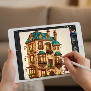 Fantasy Whimsical Houses Coloring Book + Surprise Bonus Pages image 17
