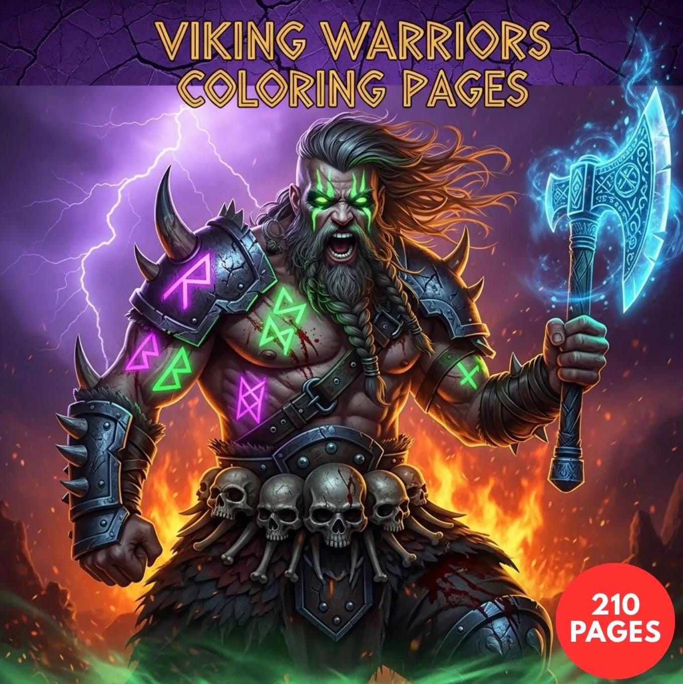 Viking Warriors Coloring Pages: Norse Legends in Art