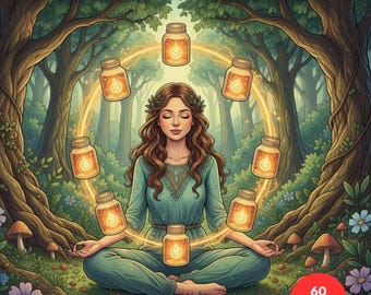 Mystical Women Coloring Book + Surprise Bonus Pages