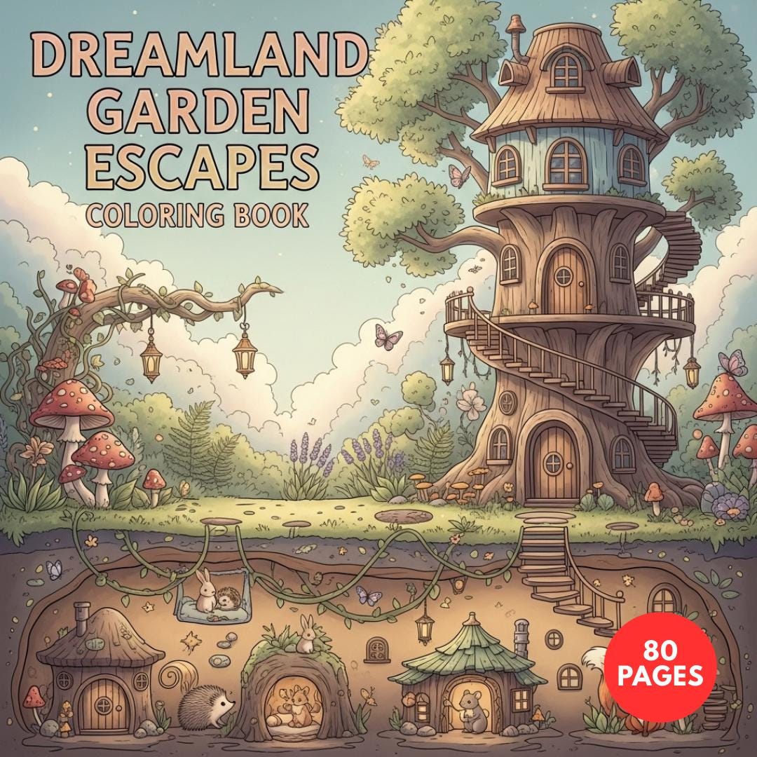 Dreamland Garden Escapes: Fantasy Gardens in Full Bloom