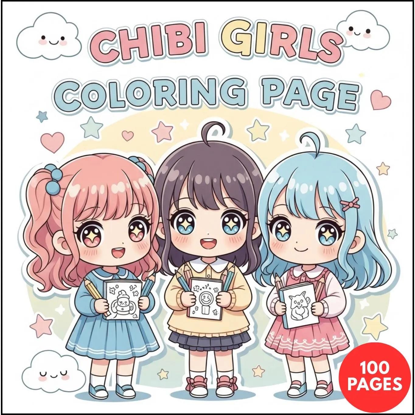 Chibi Girls Coloring Pages: Maximum Cuteness Guide